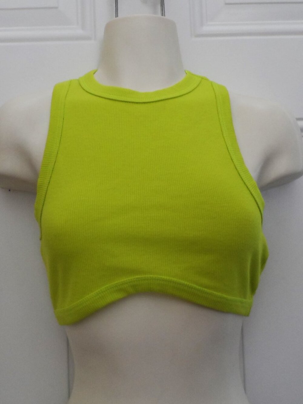 Crop Tank Top Women Slim Fit Vest Sleeveless- XS